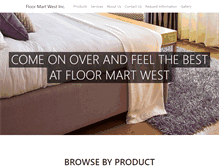 Tablet Screenshot of floormartwest.com